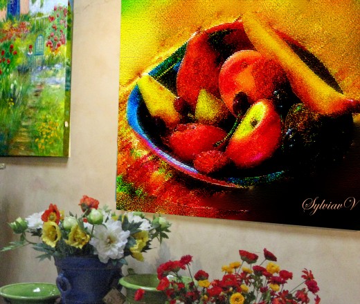 My Bowl of Fruits on Giclee
