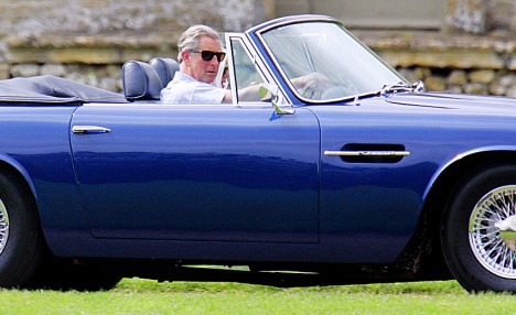 The convertible Aston Martin Volante DB6 MKII in Seychelles blue is owned by HRH The Prince of Wales. The Prince has owned the car since 1969.