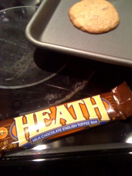 Heath bars work in Ben & Jerry's ice cream. The toffee works smashingly in cookies, too!