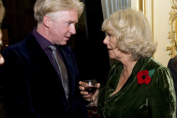 Phillip Treacy with Camilla
