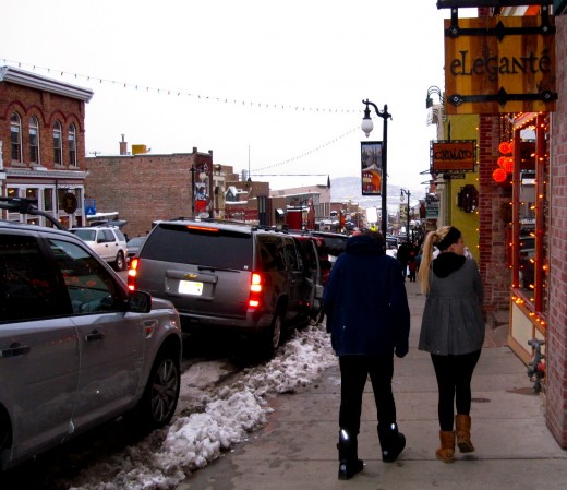 Main Street in Park City, Utah.