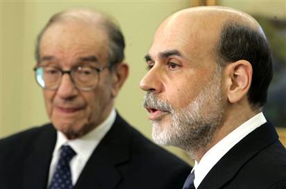 Alan Greenspan, Ben Bernanke, Federal Reserve Board chairmen