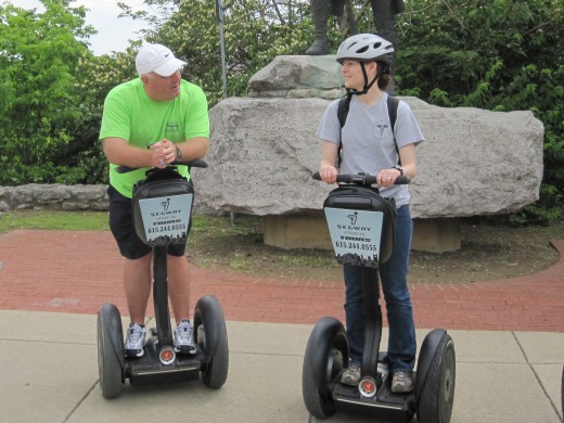The guide on our Segway Tour of Nashville was wonderful!