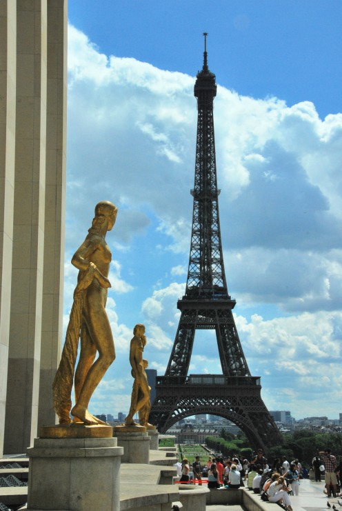 The Eiffel Tower from the Chaillot Palace