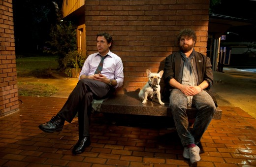 Peter Highman (Robert Downey Jr.) and Ethan Tremblay (Zach Galifianakis) in Due Date