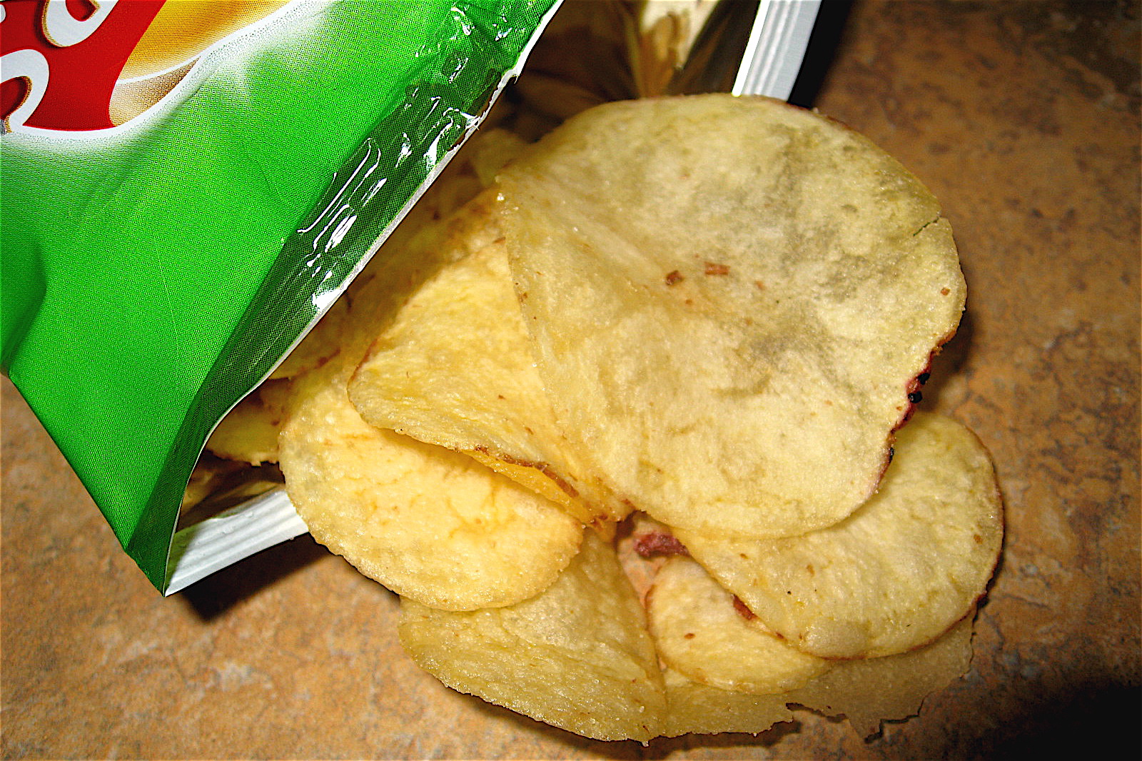Finding empty potato chip bags and candy bar wrappers in the morning, with no recollection of eating them?