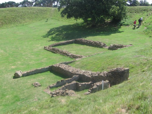Ruins in the grounds.