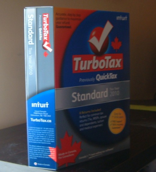 Turbo-Tax software that I purchased.