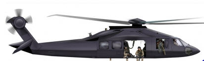 How the stealth helicopter looks