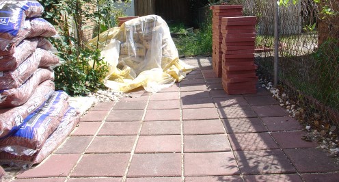Pavers and Sand