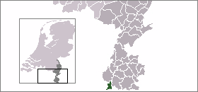 Map location of Eijsden municipality