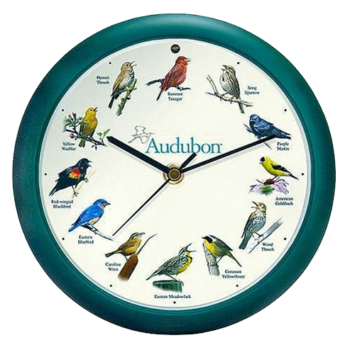 Buy The Audubon Singing Bird Clock on Amazon.com