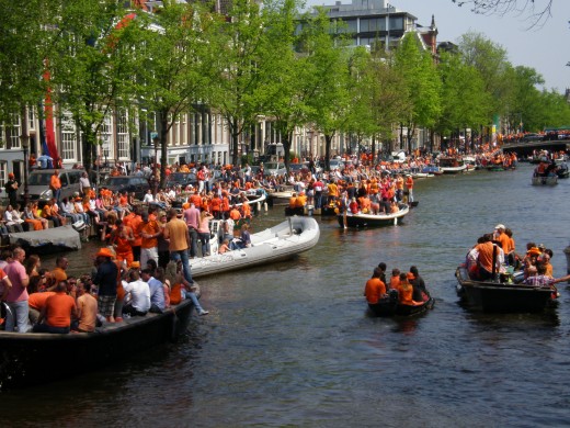 Boats of orange