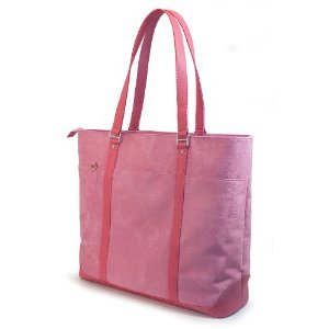 MobileEdge Komen Tote Pink Faux-Suede