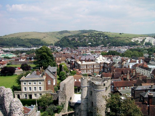 Lewes, seen from the castle