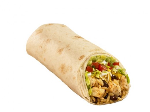"Like a burrito."
