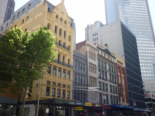 Downtown Melbourne.