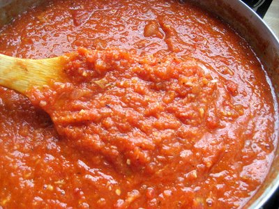 Once all the ingredients are added, the sauce should be allowed to simmer on low heat.
