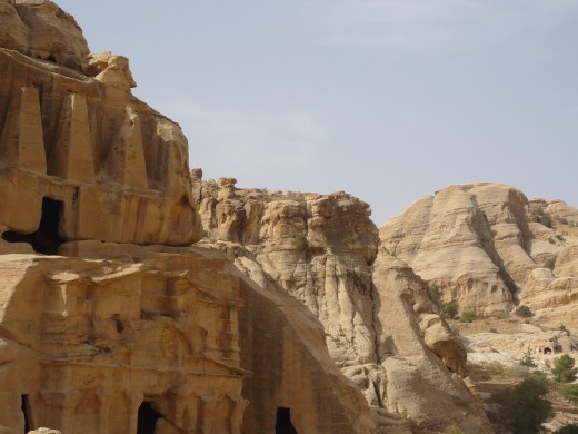 From the Petra ruins