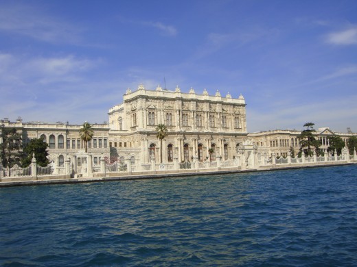 Dolmabache Palace on the Bosphorus