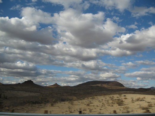 Clouds Over the Desert