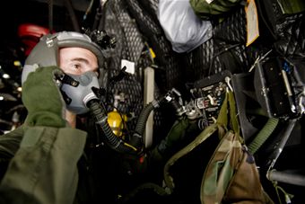 You cannot tell a general from a private once they suit up in flight gear