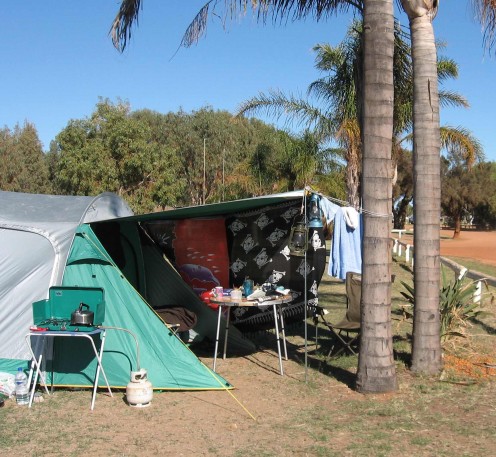 Our comfortable camp at Kalbari