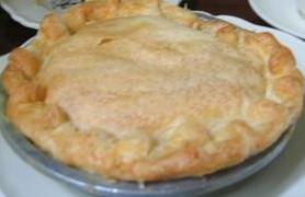 Homemade chicken pot pie can be assembled in less than 15 minutes.