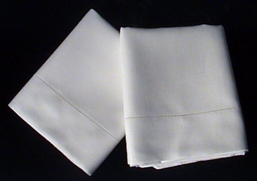 Freshly Cleaned Irish Linen Pillowcases