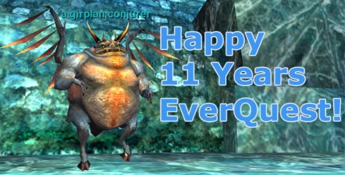 Everquest - the longest running online RPG game ever.  It is still going strong and just celebrated its 12th anniversary in April 2011.