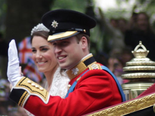 Wedding of Prince William of Wales and Kate Middleton.
