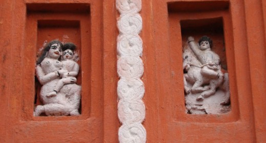 Stucco work of Lakshmi Narayan temple