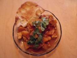 Quick and easy Chicken, Pumpkin and Chickpea Curry