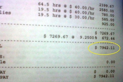 I got an estimate on the hail damage done to the Celica today: $7,942.11