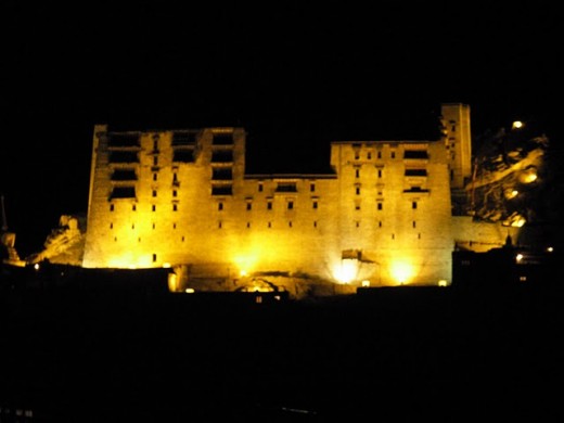 Beautiful Leh Palace looking more stunning in the night lights.