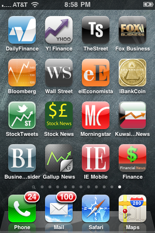 Free iPhone Stock Investing and Business News Apps