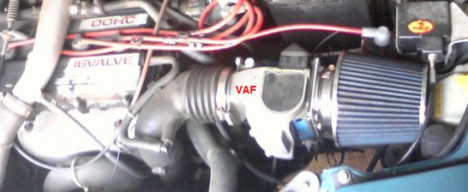 Example of just changing the Air Filter from stock to non-stock