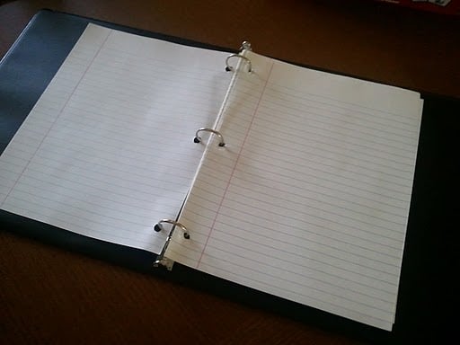Yes, this is my Control Journal...it is basically empty. 