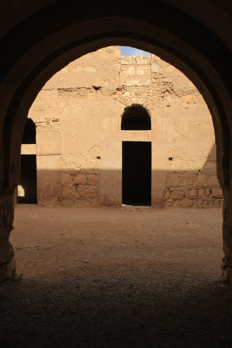 The courtyard of Qasr al-Kharana