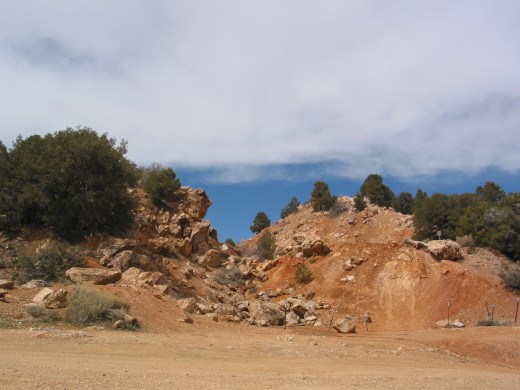 More evidence of Mining activities from the 1850s: Doble, California.