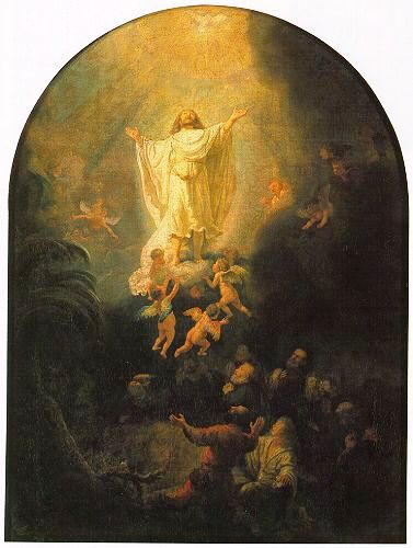 The Ascension of Christ, Rembrandt Van Rijn (1606-1669) 