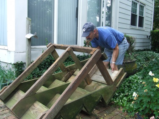 Positioning the used steps.