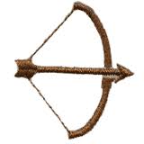 The bow and arrow could be used to hunt animals.  But it soon became apparent that - in the Fear Game - archers were a good  thing to have in one's army.