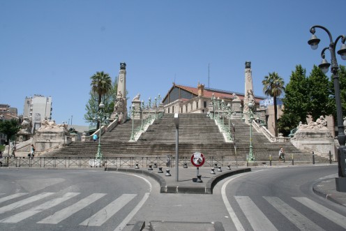 Monumental stairway, Saint-Charles station, Marseille