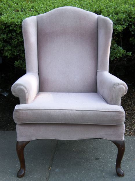 Upholstered chair for the home.