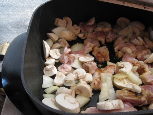 Stirfry in pan