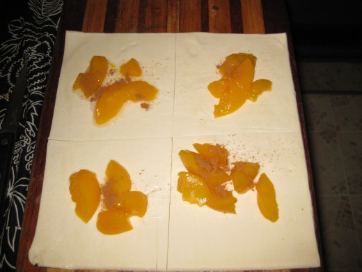 Add mix then fold over