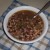 Here is the first bowl of Homemade Blackeyed Peas with Country Style Bacon from the pot I just made!  