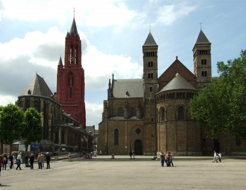 The Sint-Janskerk and the Sint-Servaasbasiliek, Maastricht