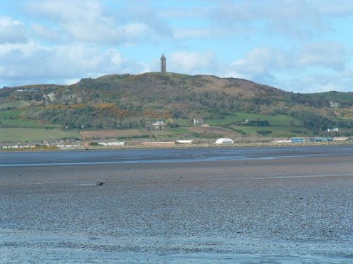 Scrabo Tower overlooking Strangford Lough